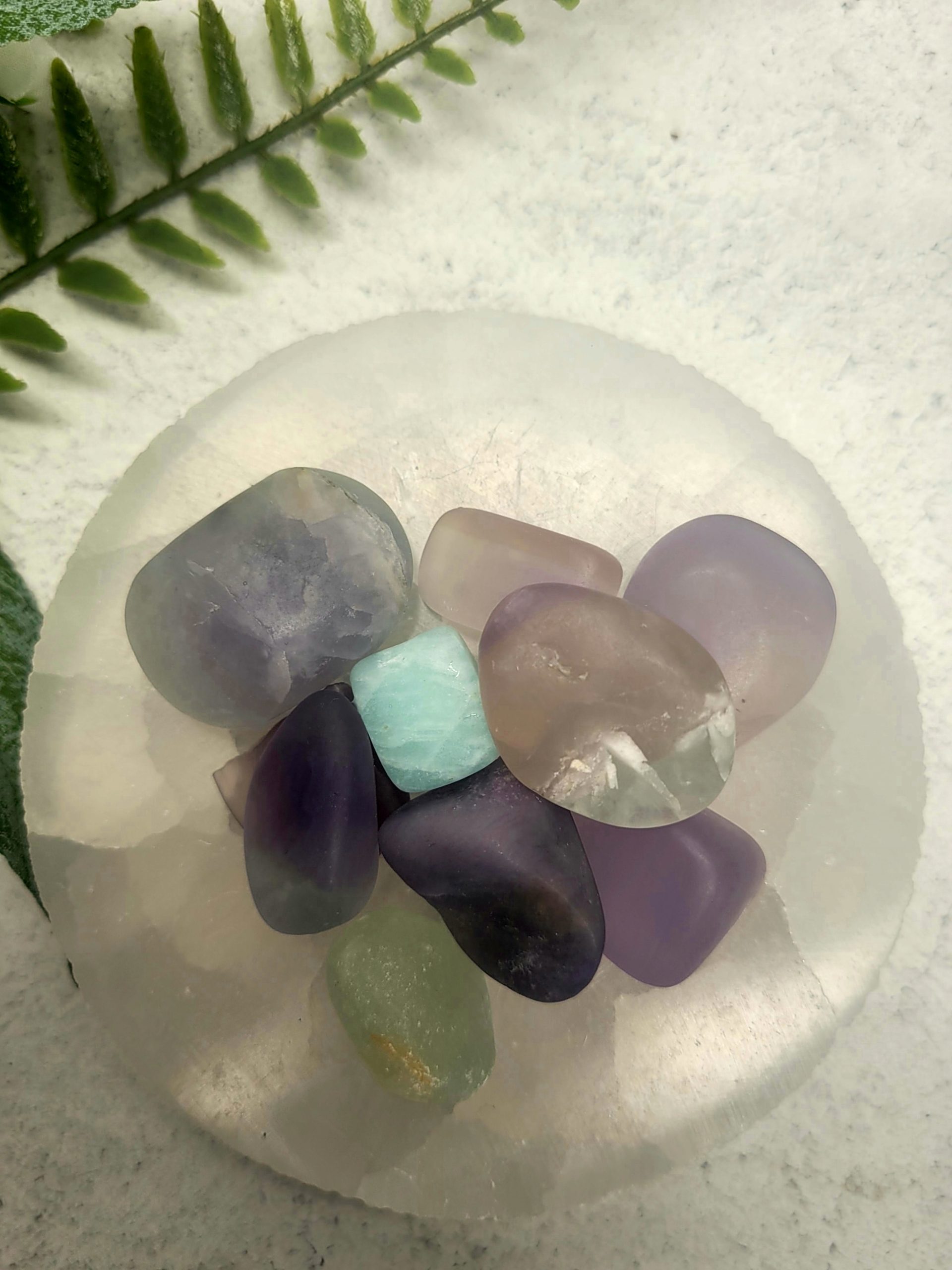 Fluorite Tumble Stone