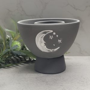 Grey Moon Terracotta Smudge Bowl