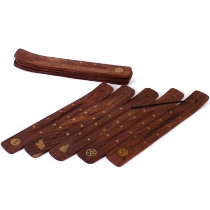 Incense Holder with Brass Inlay