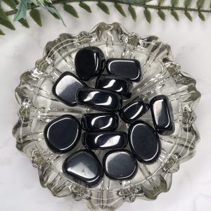 Hematite tumble stone