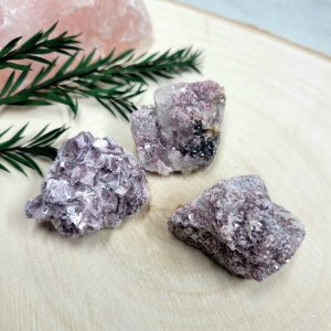 Raw Lepidolite crystal
