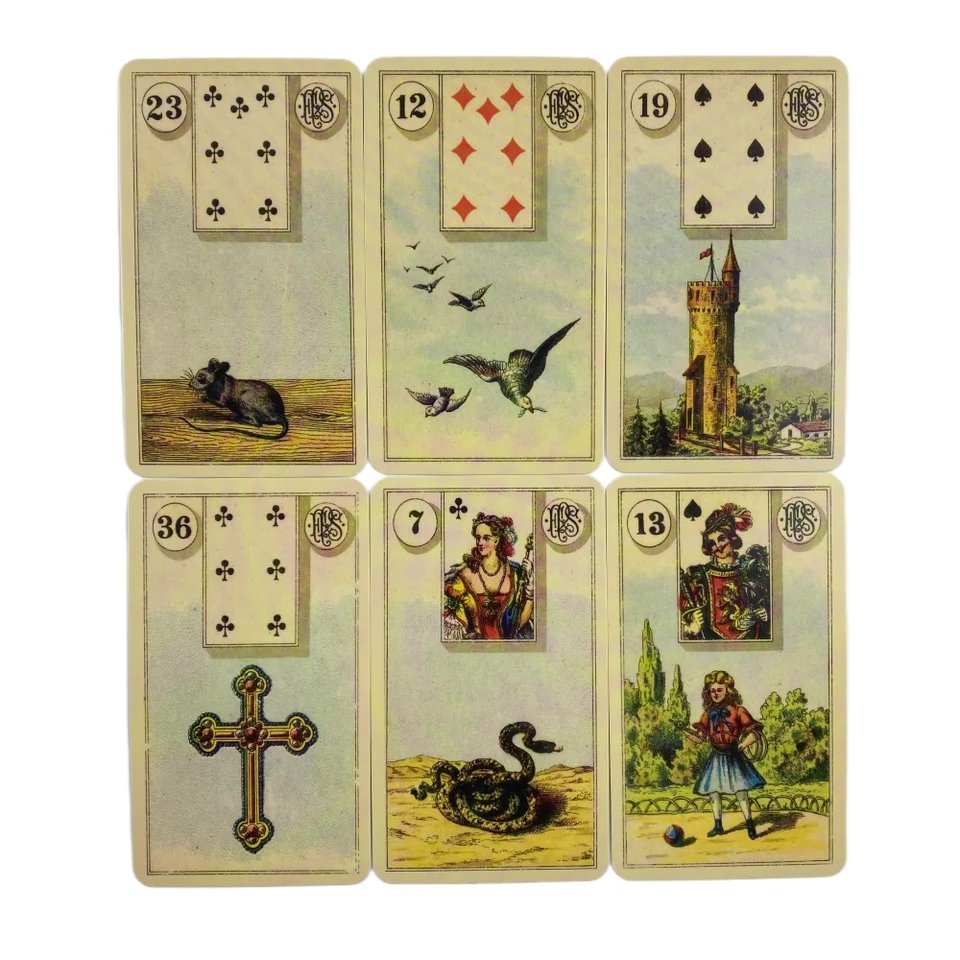 Grand Tableau Lenormand Oracle cards *pocket edition* - Image 2