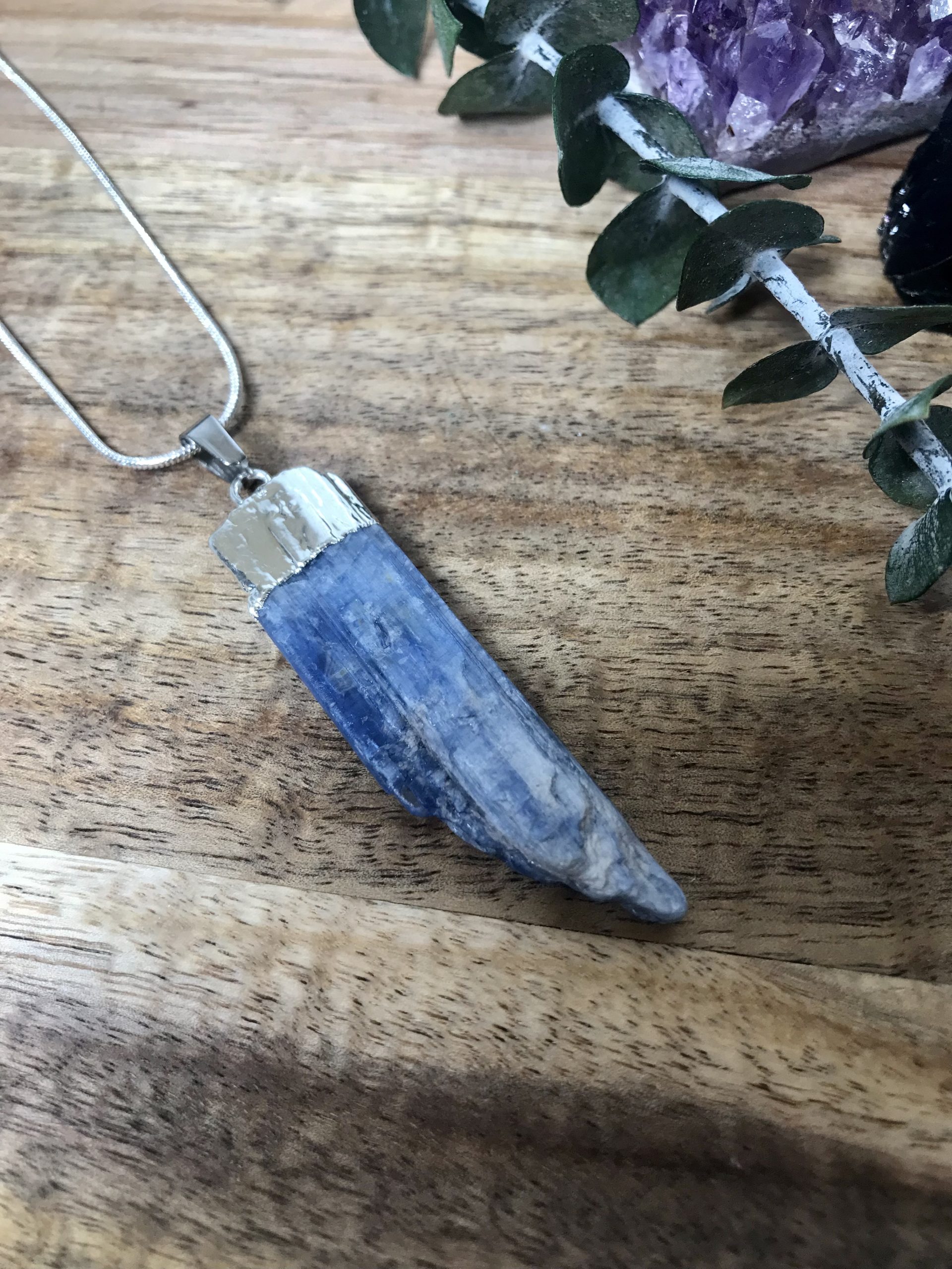 Kyanite Blade pendant 4-5cm