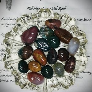 Ocean Jasper tumblestone