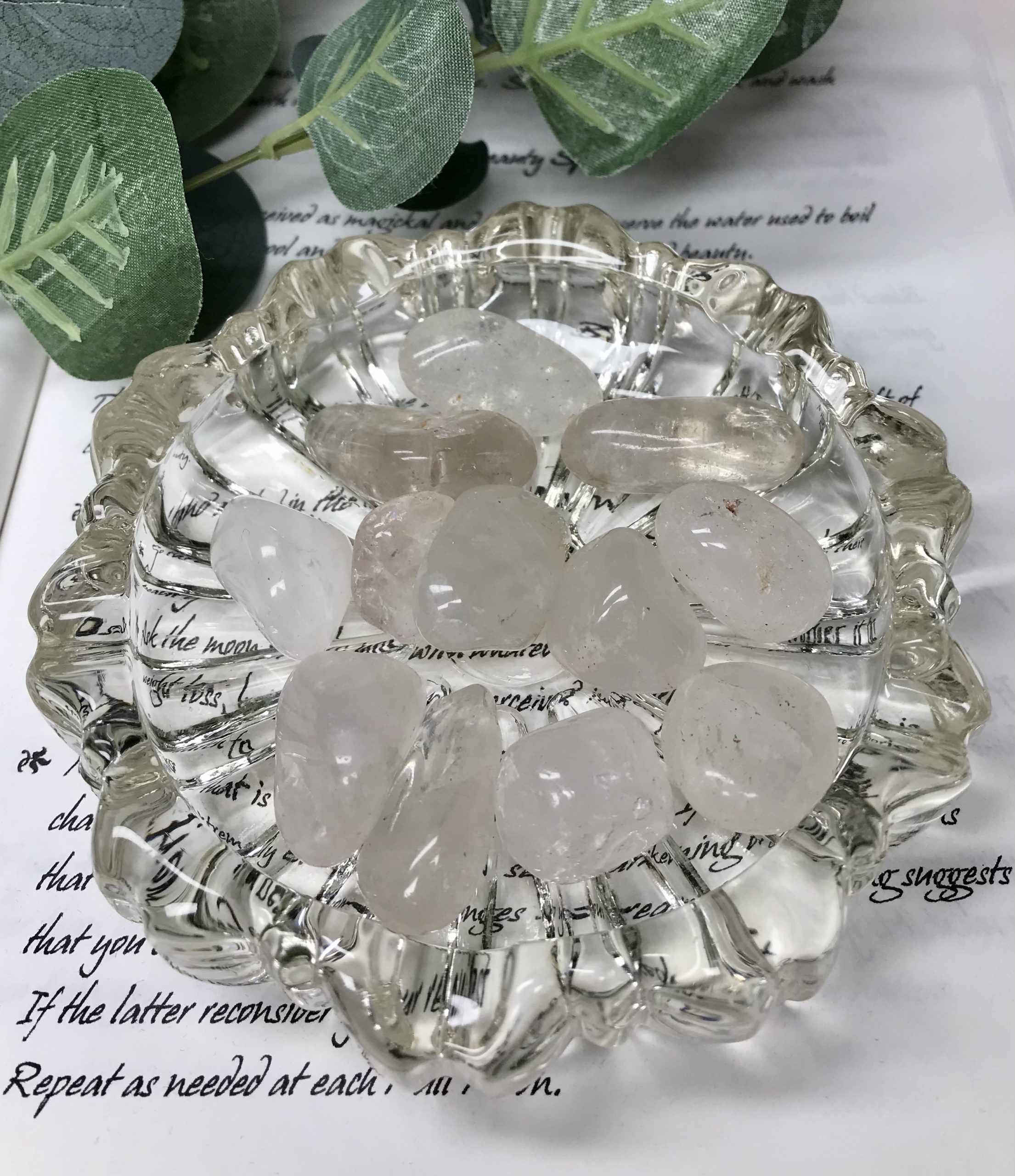 Clear quartz tumble stone - Image 3