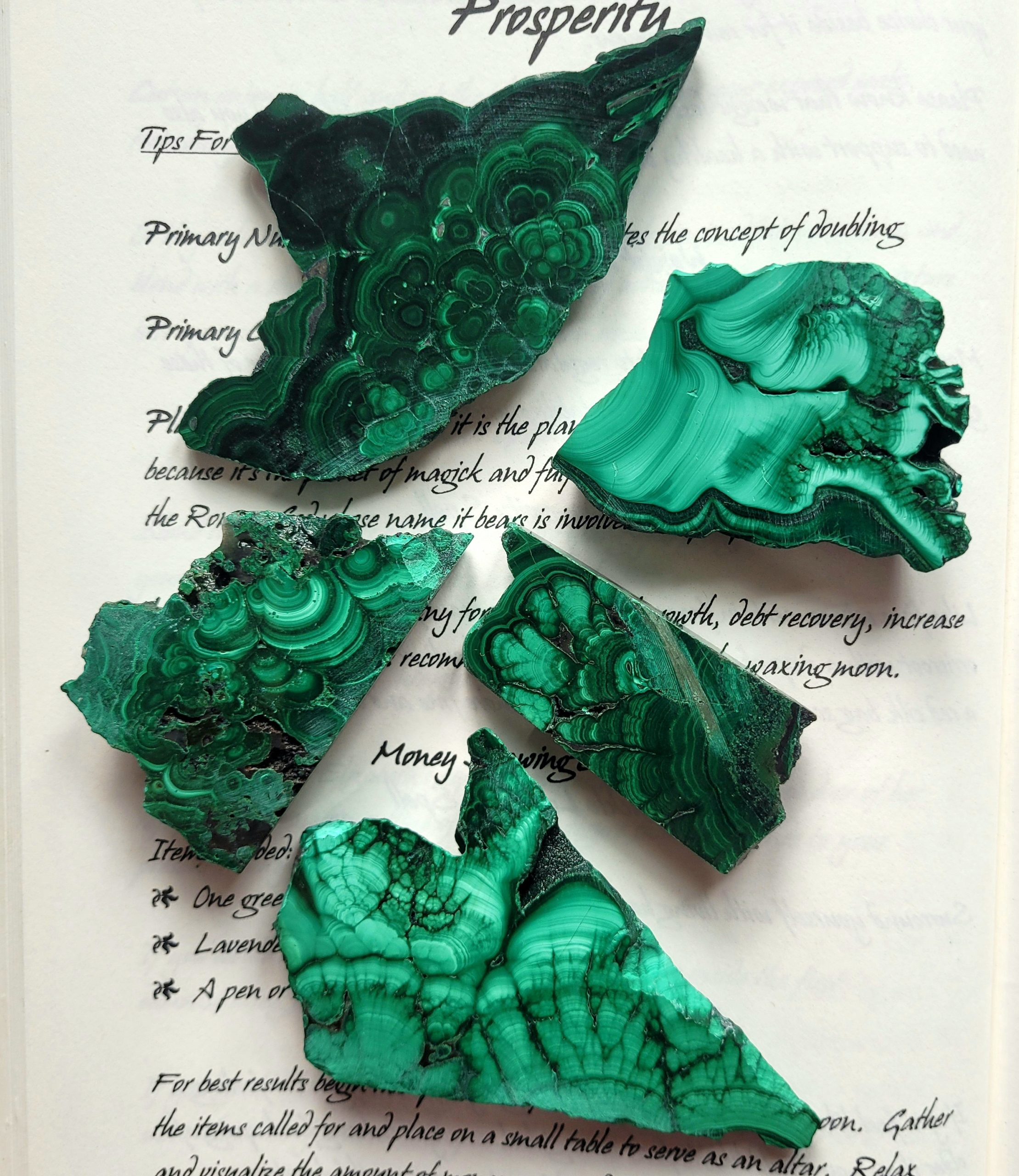 Malachite Slices