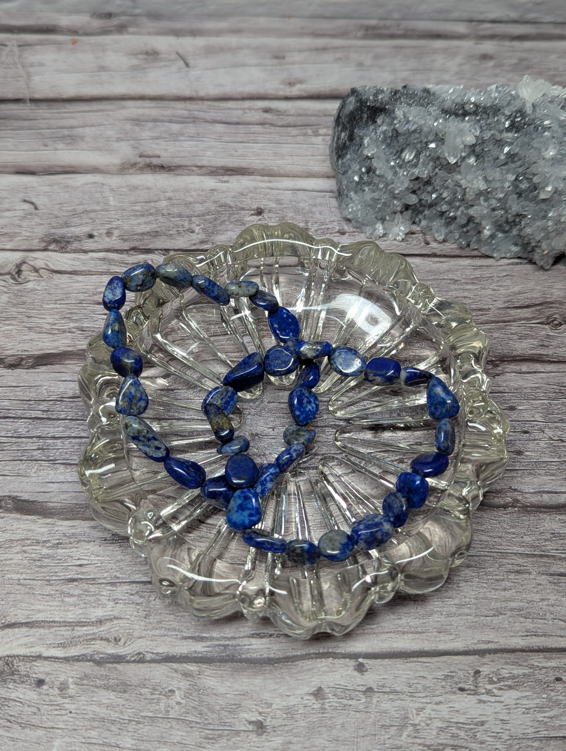 Lapis Lazuli tumbled stone bracelet - Image 3