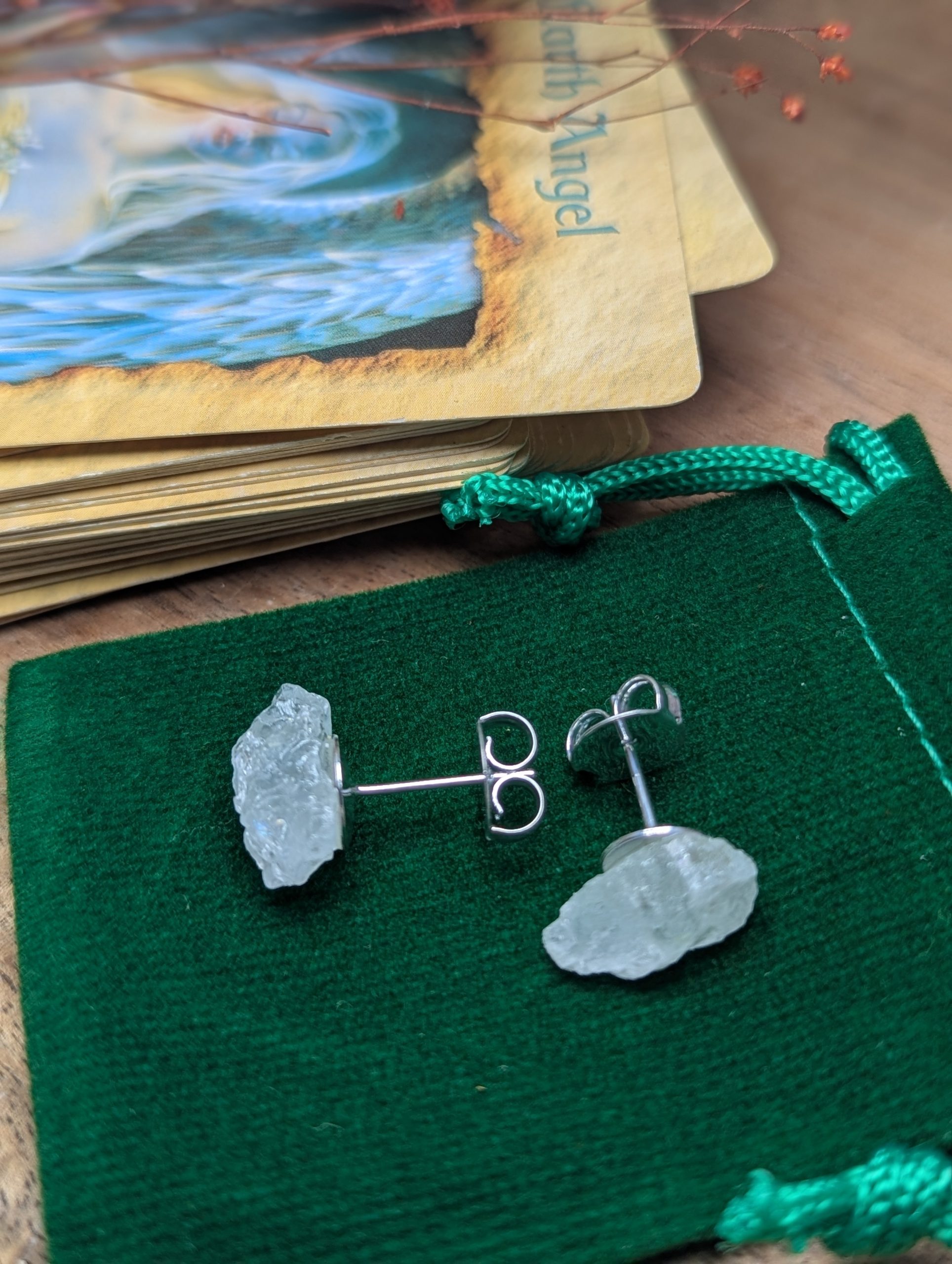 Aquamarine stud earrings - Image 2