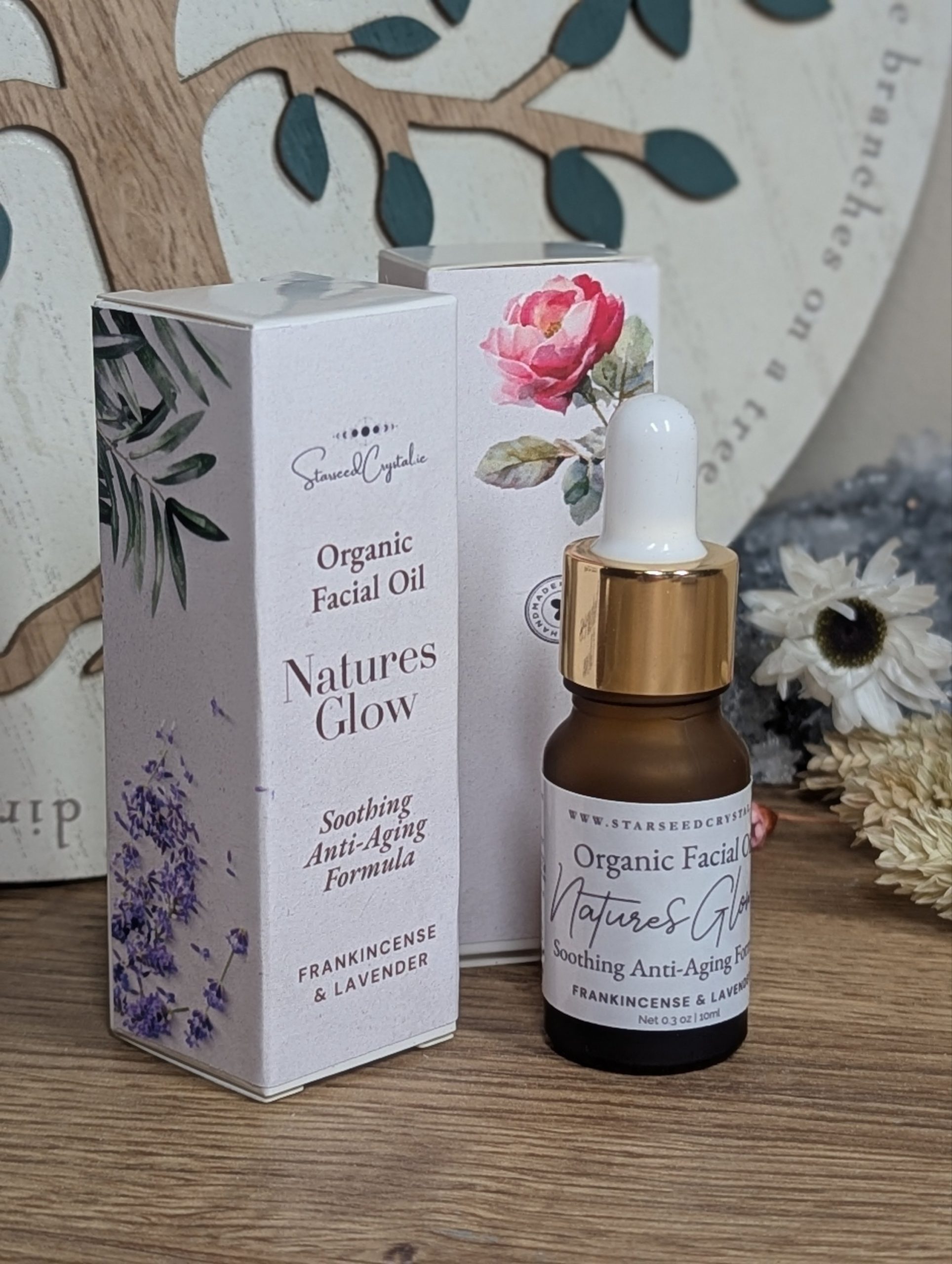 Organic Facial Oil & Gua Sha