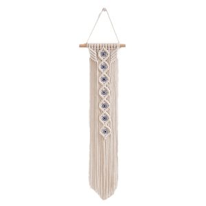 Evil Eye Dream Catcher Hand Woven Tapestry 20x65cm