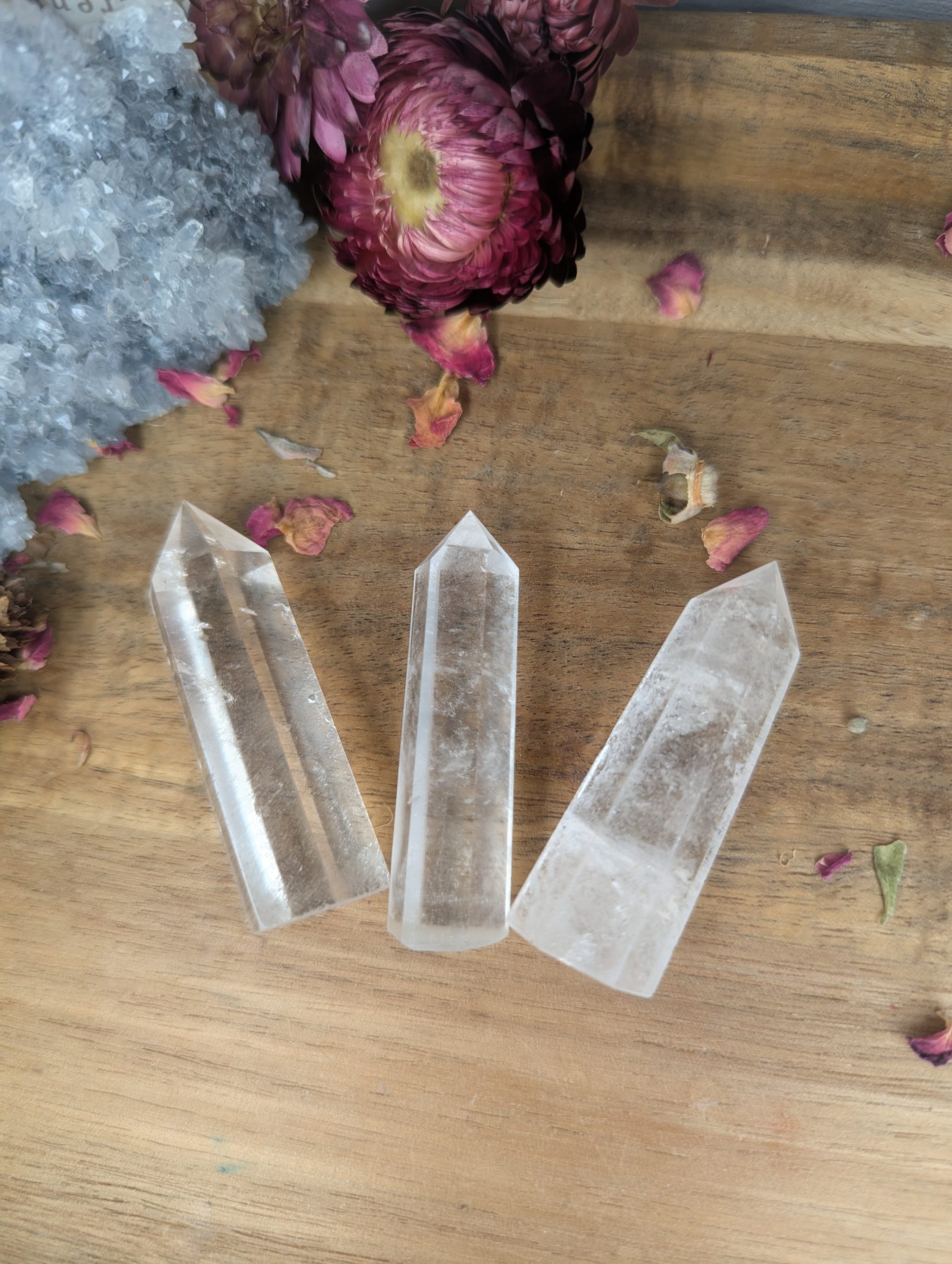 Clear Quartz Towers 5-6cm
